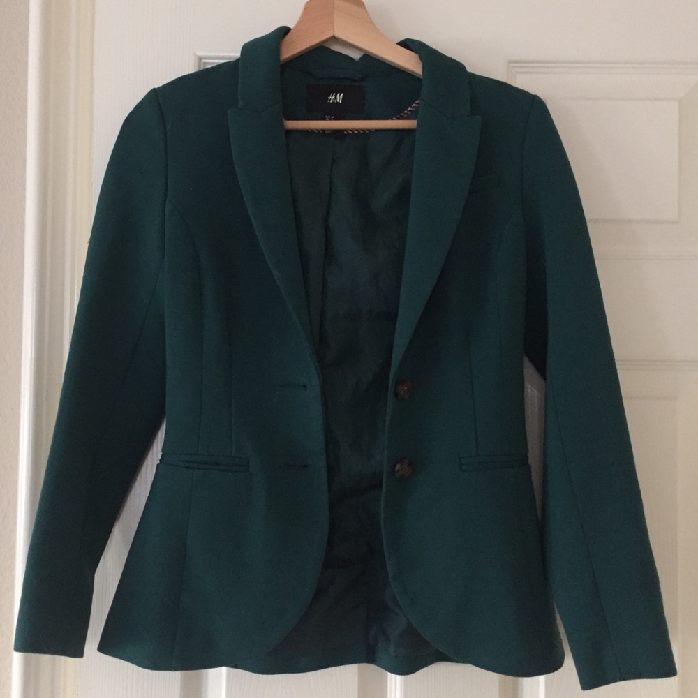 H&M Green Blazer